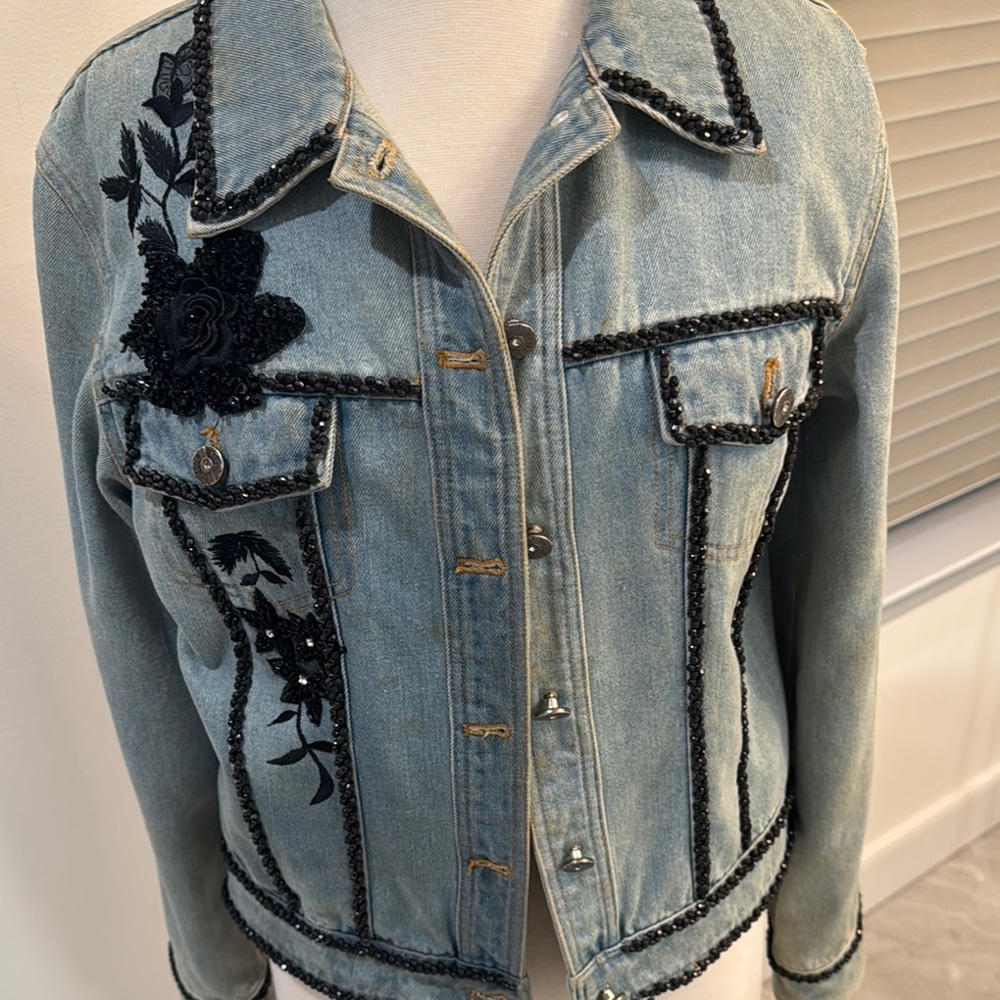 Embroidered Denim Jacket